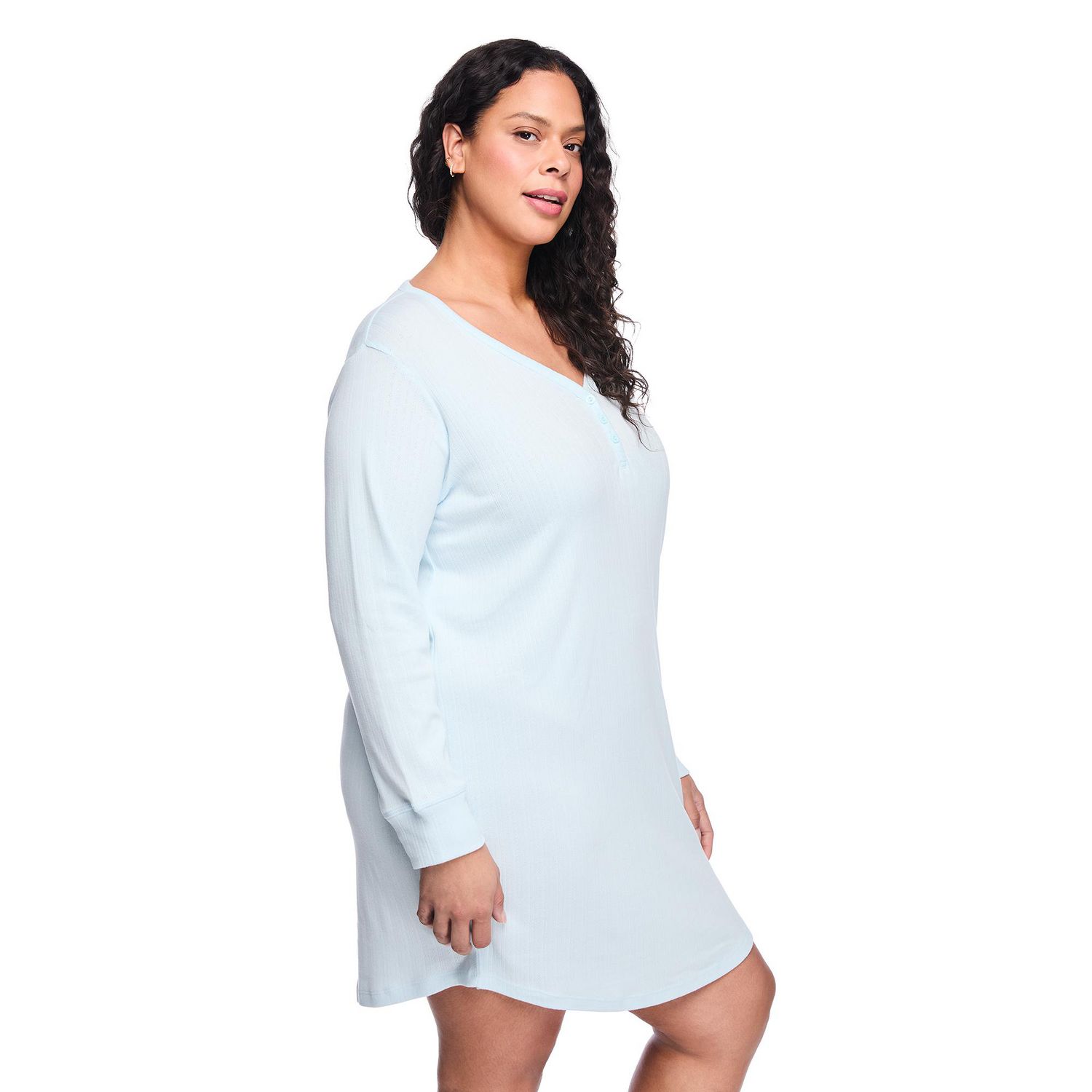 Chemise de nuit henley George Plus pour femmes