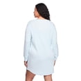 thumbnail image 3 of George Women's Plus Henley Nightshirt, 3 of 6