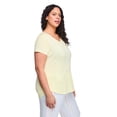 thumbnail image 2 of George Women's Plus V-Neck Sleep T-Shirt, 2 of 6