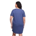 thumbnail image 3 of George Women's Plus Crew-Neck Nightshirt, 3 of 6