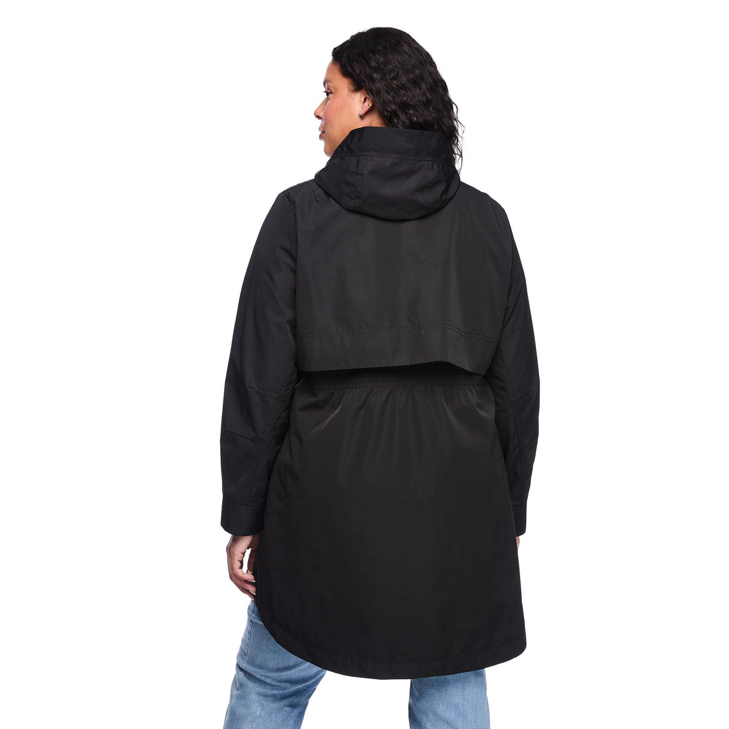 George Women's Plus Hooded Rain Coat