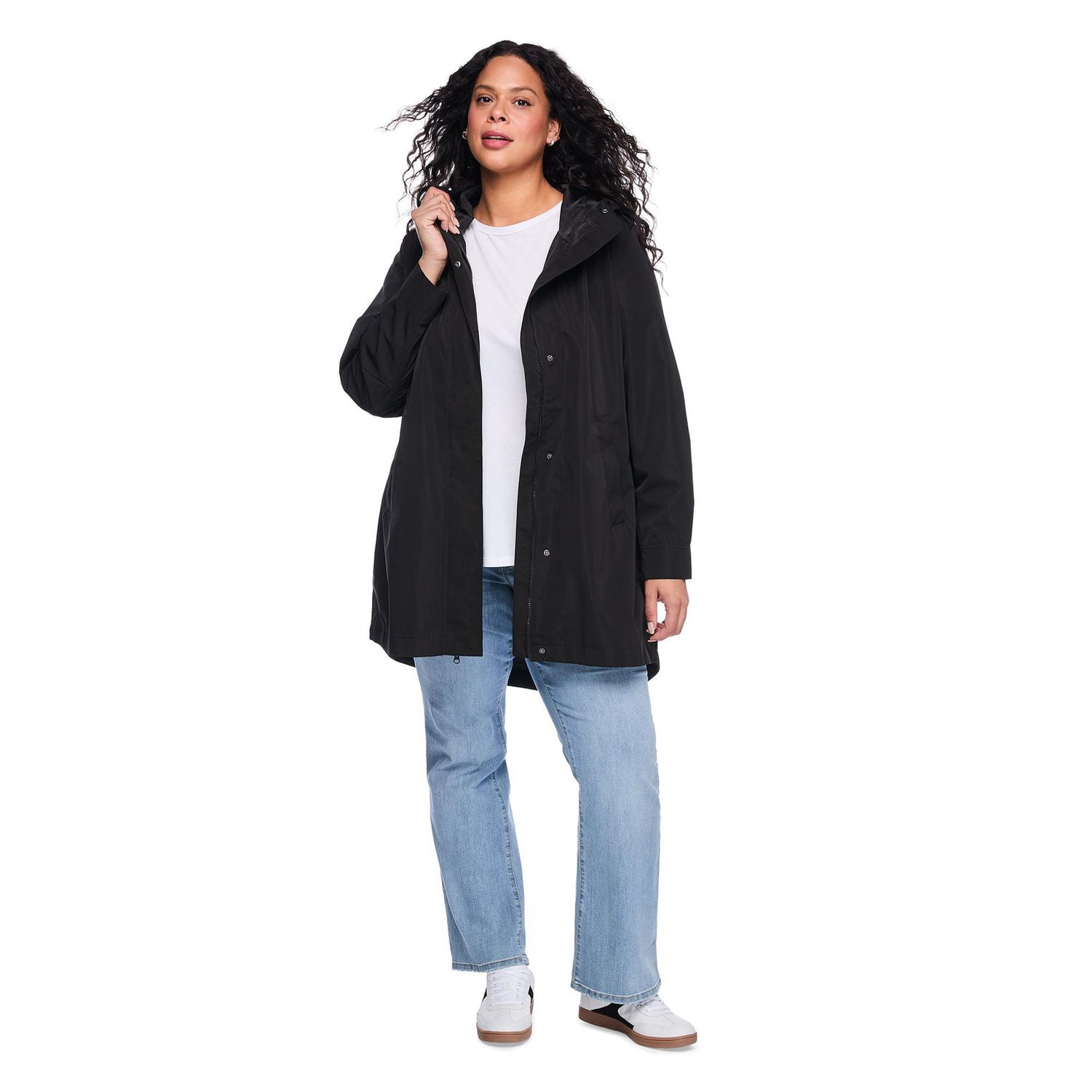 Imperméable avec capuchon George Plus pour femmes