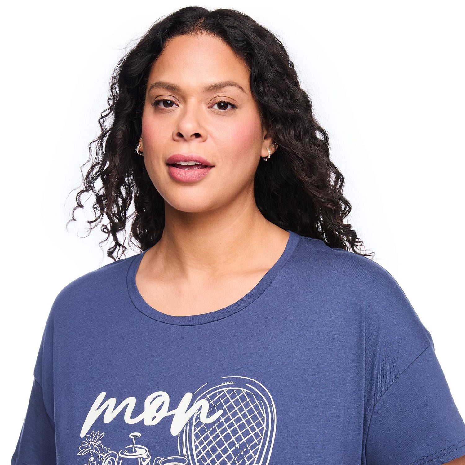 George Women's Plus Crew-Neck Nightshirt