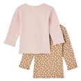 thumbnail image 2 of George Baby Girls' Rib Tee 2-Pack, 2 of 2