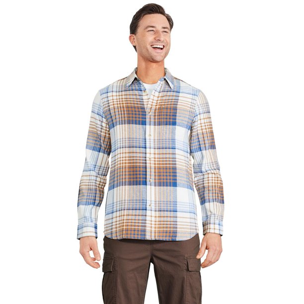 George Mens Flannel Shirt Walmart Ca