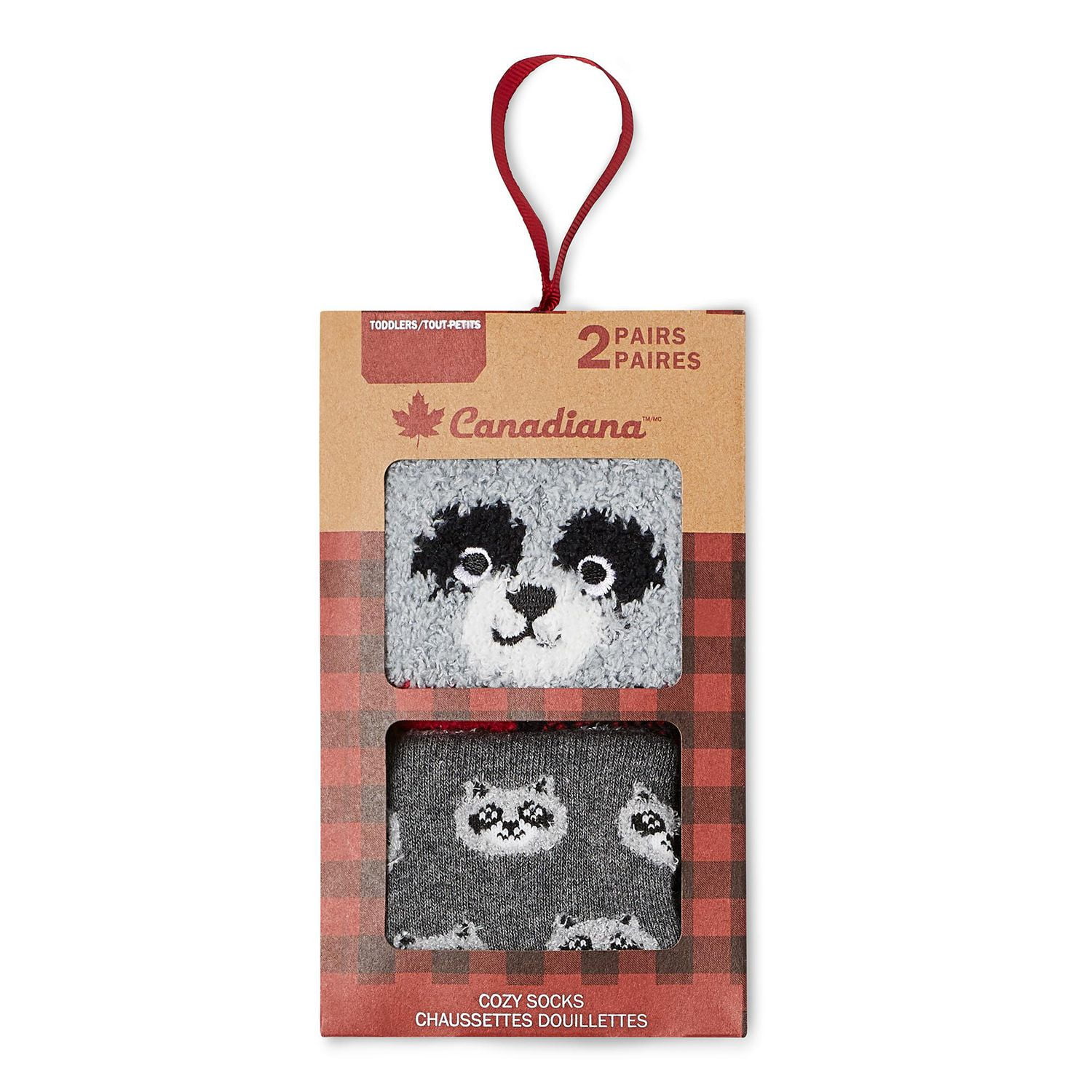 Canadiana Toddlers' Unisex Thermal Socks 2-Pack