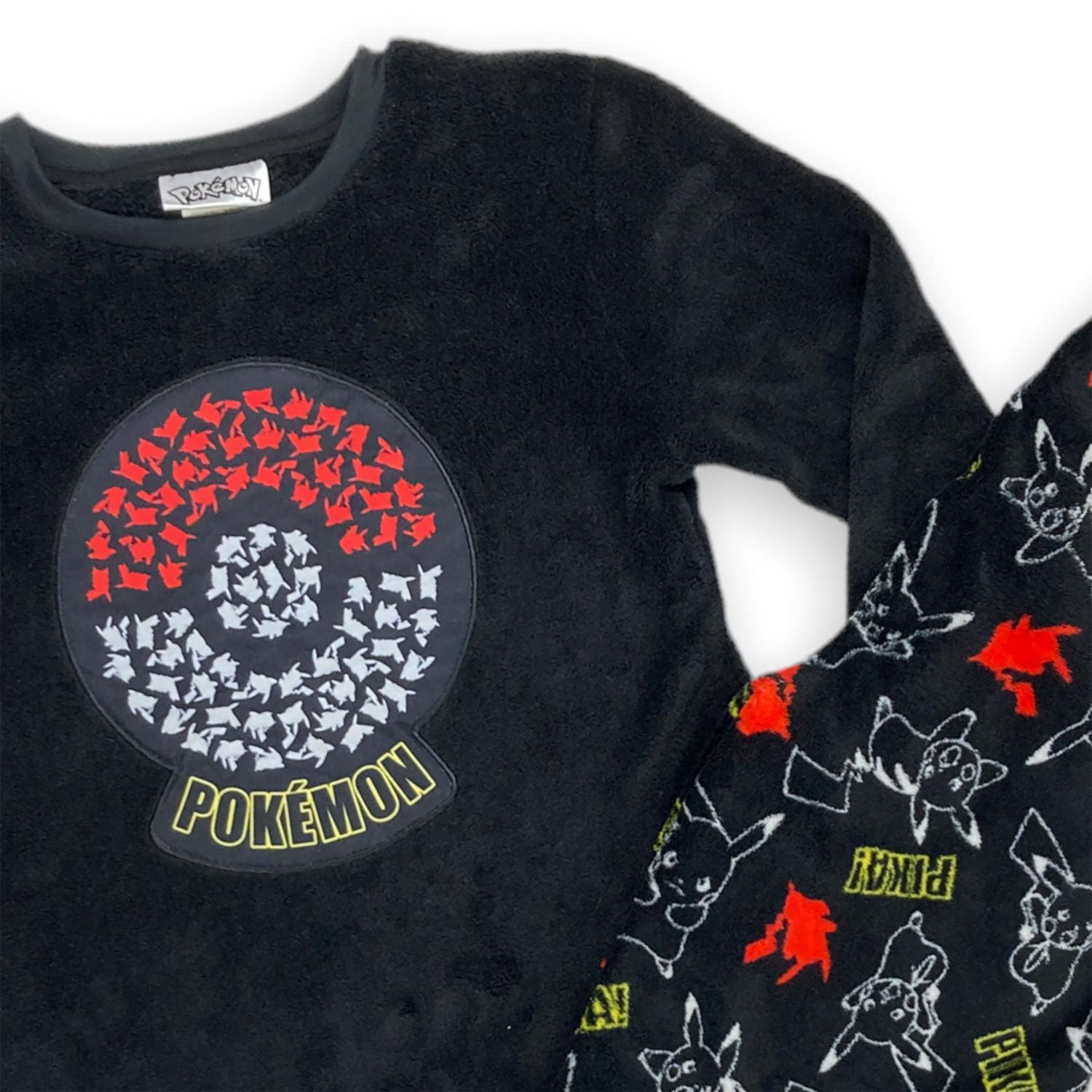 Pokemon Ensemble de pyjama 2 pièces pour garçons avec élastique à la taille