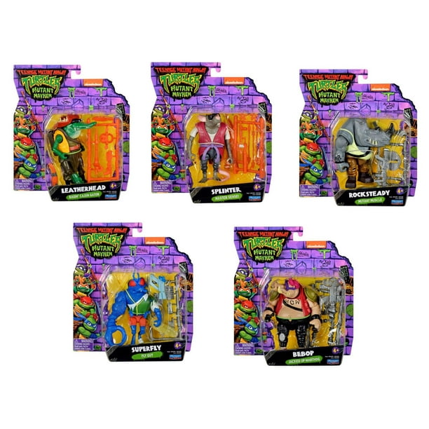 Splinter Set Teenage Mutant Ninja Turtles Mutant Mayhem Villains with Splinter Set ...