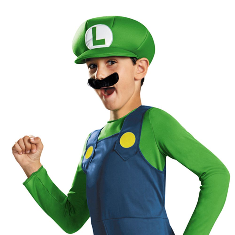 Costume Mario et Luigi Enfant Adulte Casquette Gants Moustache Degu