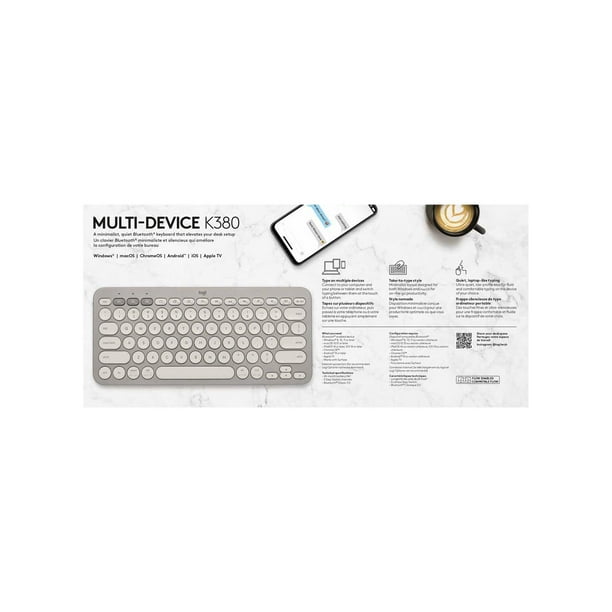 Jusqu'à -29% sur les souris et clavier Logitech : K380 pour Mac et