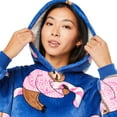 thumbnail image 4 of No Boundaries Women's Faux Shearling Snuggie, 4 of 6