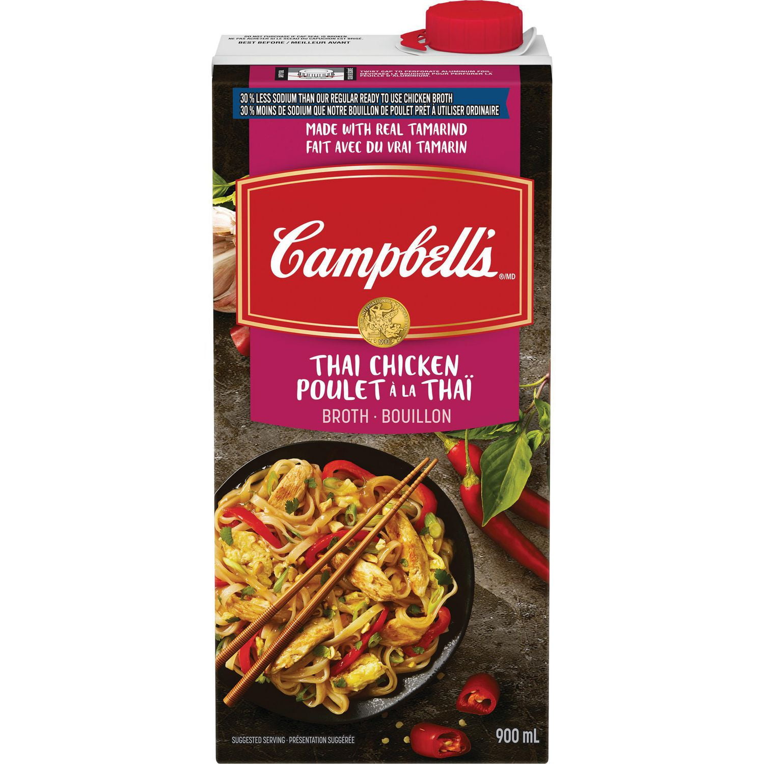 Campbell’s® Thai Chicken Broth with 30 Less Sodium Walmart Canada Campbell’s® Thai Chicken Broth with 30 Less Sodium Walmart Canada