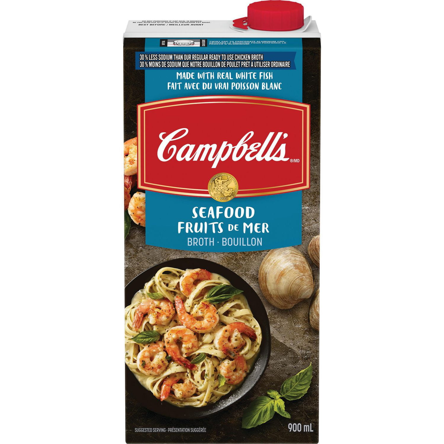 Campbell’s Seafood Broth with 30 Less Sodium Walmart Canada