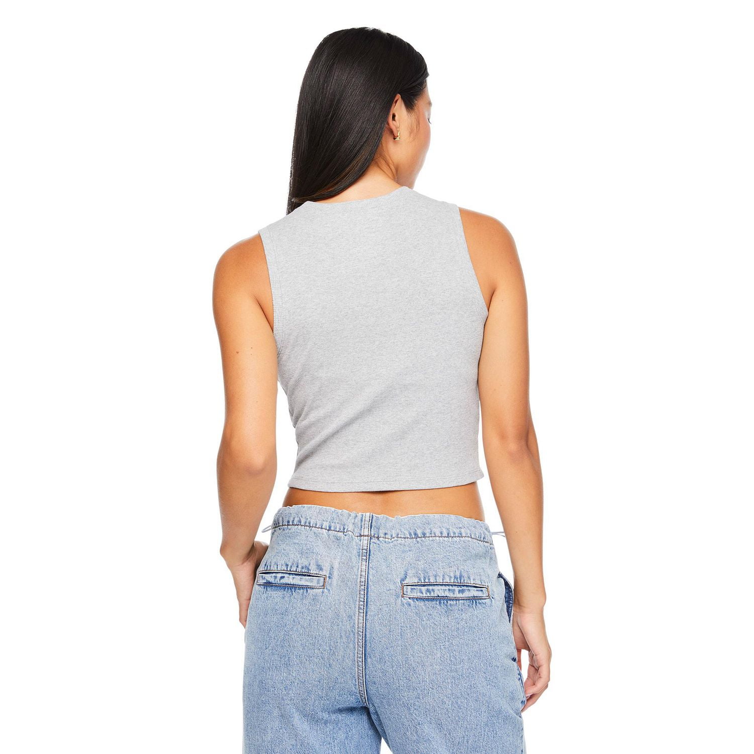 Débardeur côtelé No Boundaries pour femmes