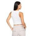 thumbnail image 3 of No Boundaries Women's Rib Tank Top, 3 of 6