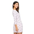 thumbnail image 3 of No Boundaries Women's Rib Henley Dress, 3 of 6
