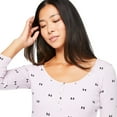 thumbnail image 4 of No Boundaries Women's Rib Henley Dress, 4 of 6