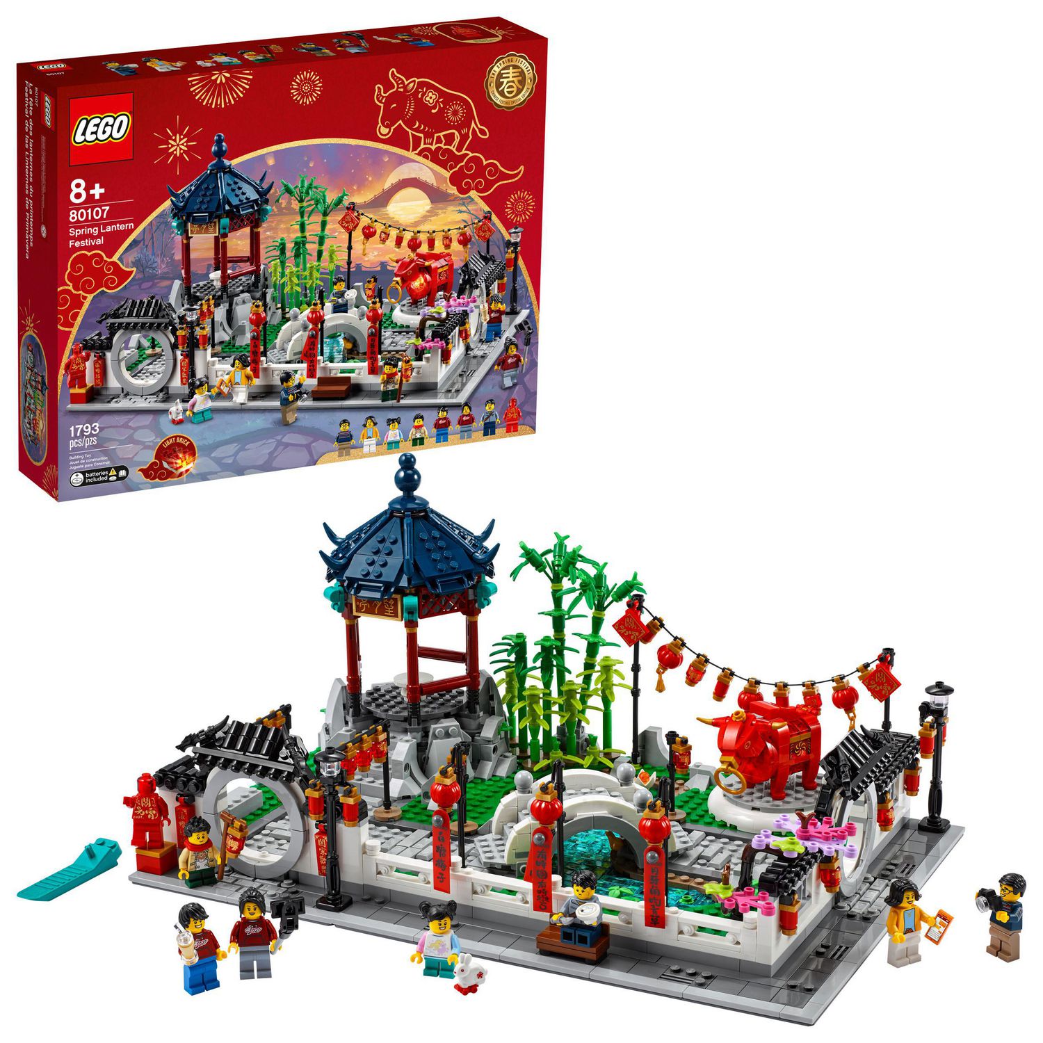 LEGO Spring Lantern Festival 80107 Building Kit; Collectible Gift