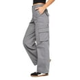thumbnail image 2 of No Boundaries Women's Wide Leg Cargo Pant, 2 of 6