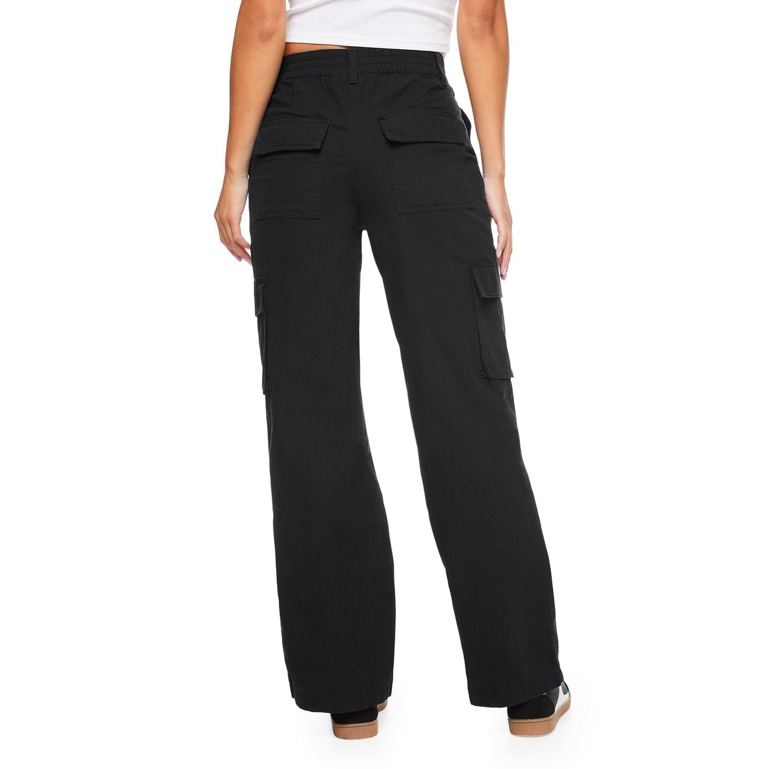 No Boundaries Women's Wide Leg Cargo Pant - Walmart.ca
