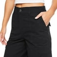 thumbnail image 4 of No Boundaries Women's Wide Leg Cargo Pant, 4 of 6