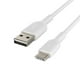 Belkin 6.6ft USB-C Cable, Boost Charge USB-C to USB Cable, USB Type-C Cable, Compatible with Samsung Galaxy S23, S23+, Note20, Pixel 6, Pixel 7, iPad Pro, Nintendo Switch and More - White - image 5 of 6