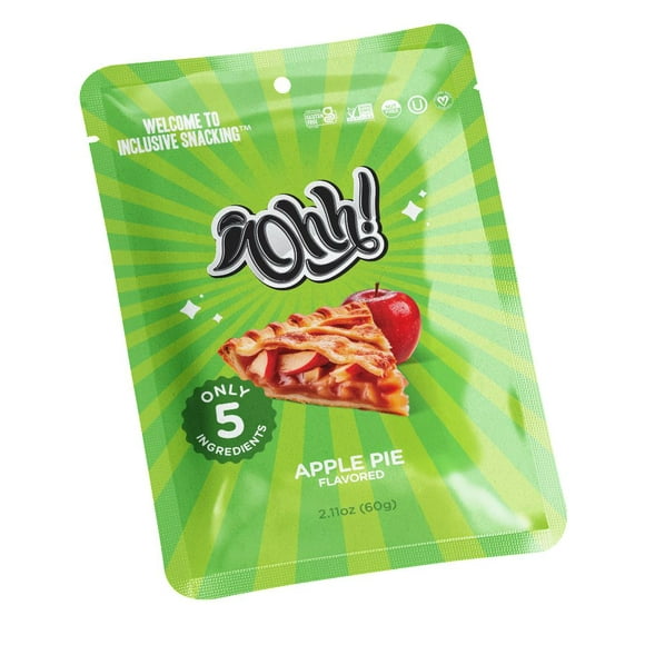 Ohh! Foods Apple Pie Snacking Bites (60g), Gluten-Free, Vegan, Wheat-Free, Free From the Top 10 Common Allergens.
