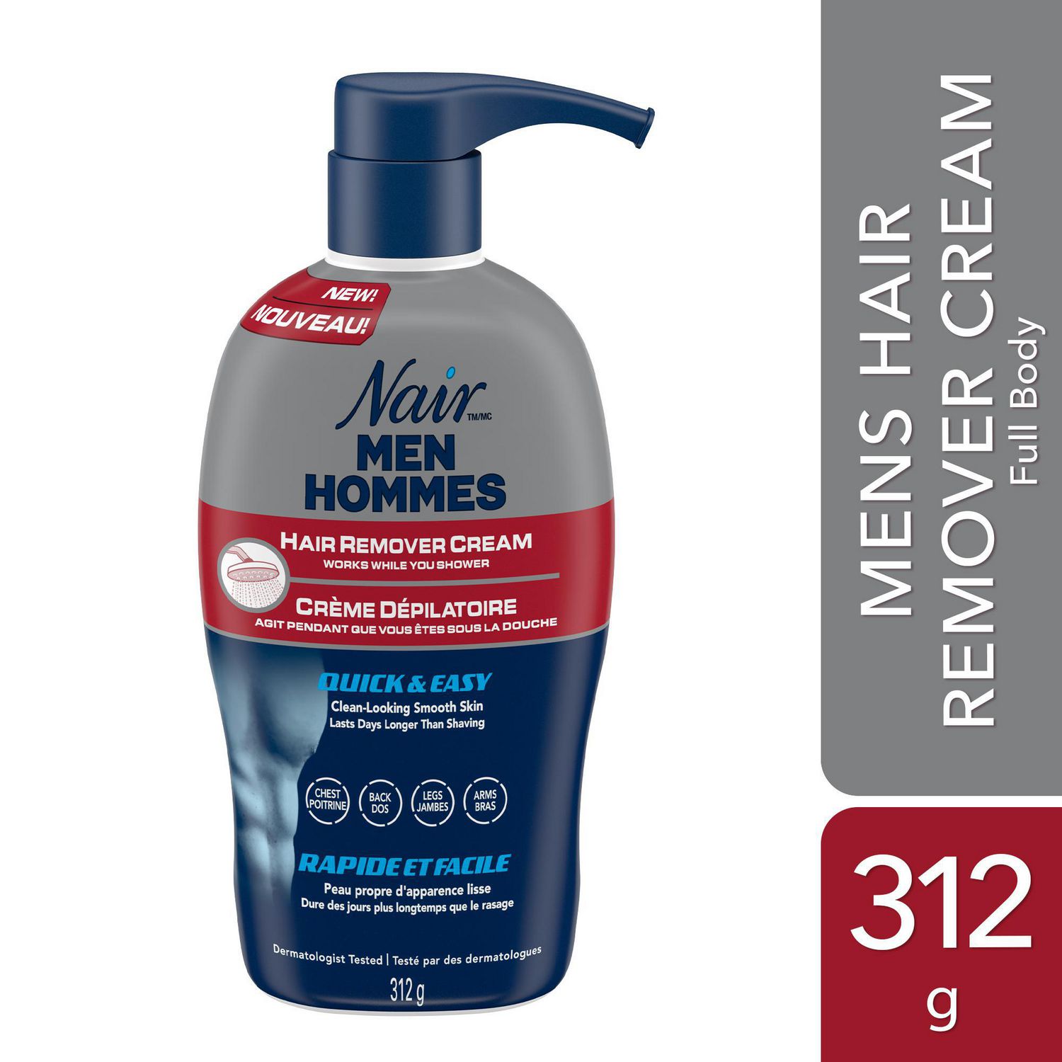 Nair For men Cream Hair Remover For Body | Walmart Canada