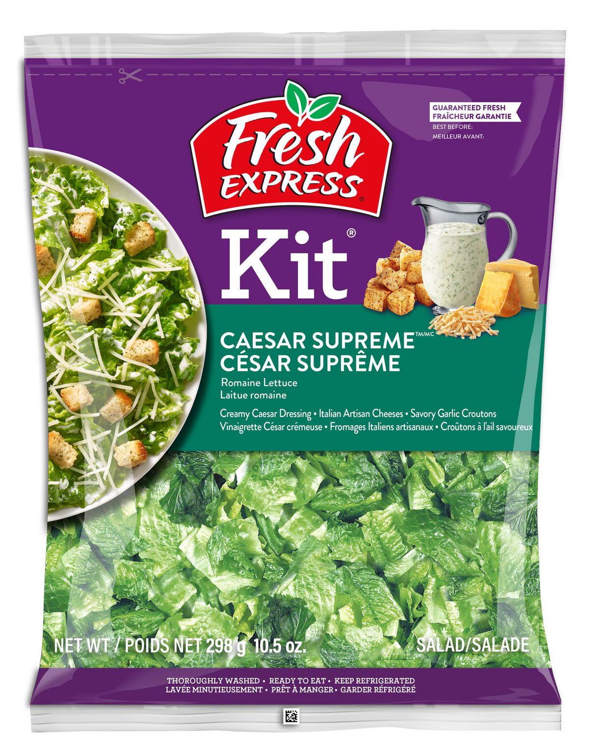 Fresh Express Caesar Supreme Salad Kit, 298 g
