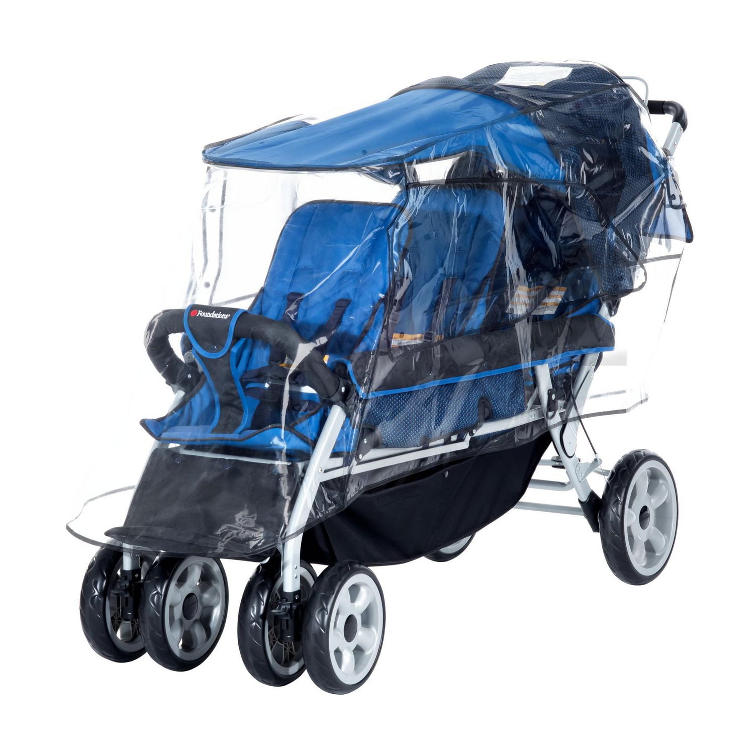 foundations quad stroller rain cover