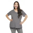 thumbnail image 1 of George Plus Women's Short Sleeve V-Neck Stretch Tee, 1 of 1