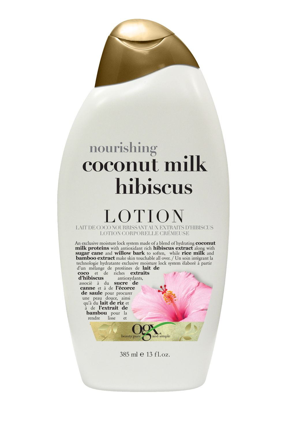 OGX Nourishing Creamy Coconut Milk Hibiscus Body Lotion Walmart Canada
