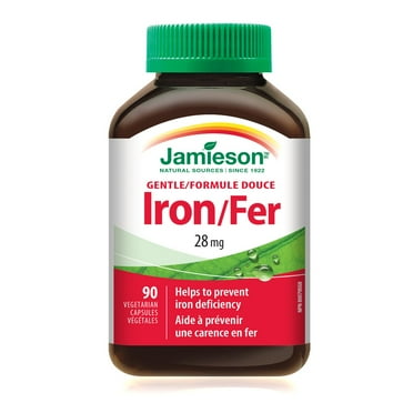 Jamieson Gentle Iron Capsules, 28 mg