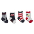 thumbnail image 1 of George Baby Boys' Crew Socks 4-Pack, 1 of 1