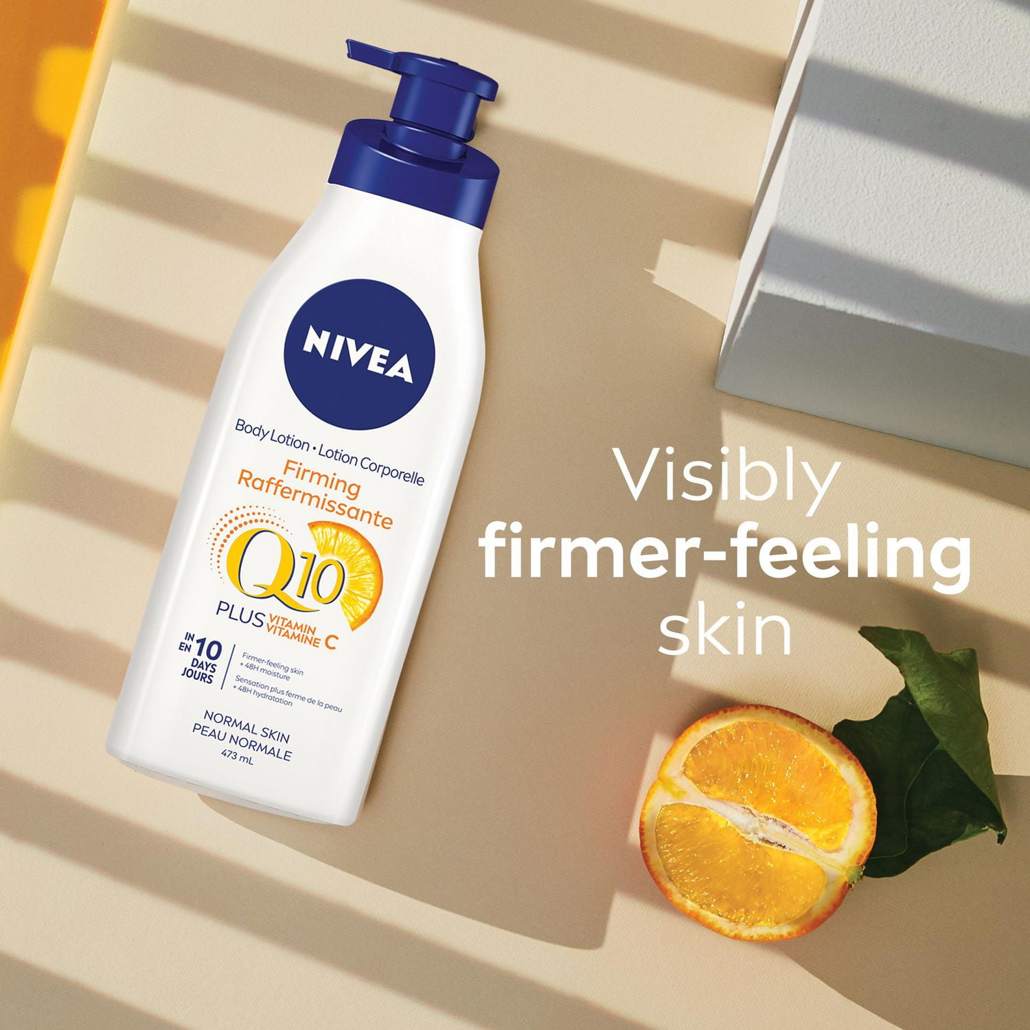 NIVEA Firming Body Lotion Q10 Plus Vitamin C, 473mL for normal skin 
