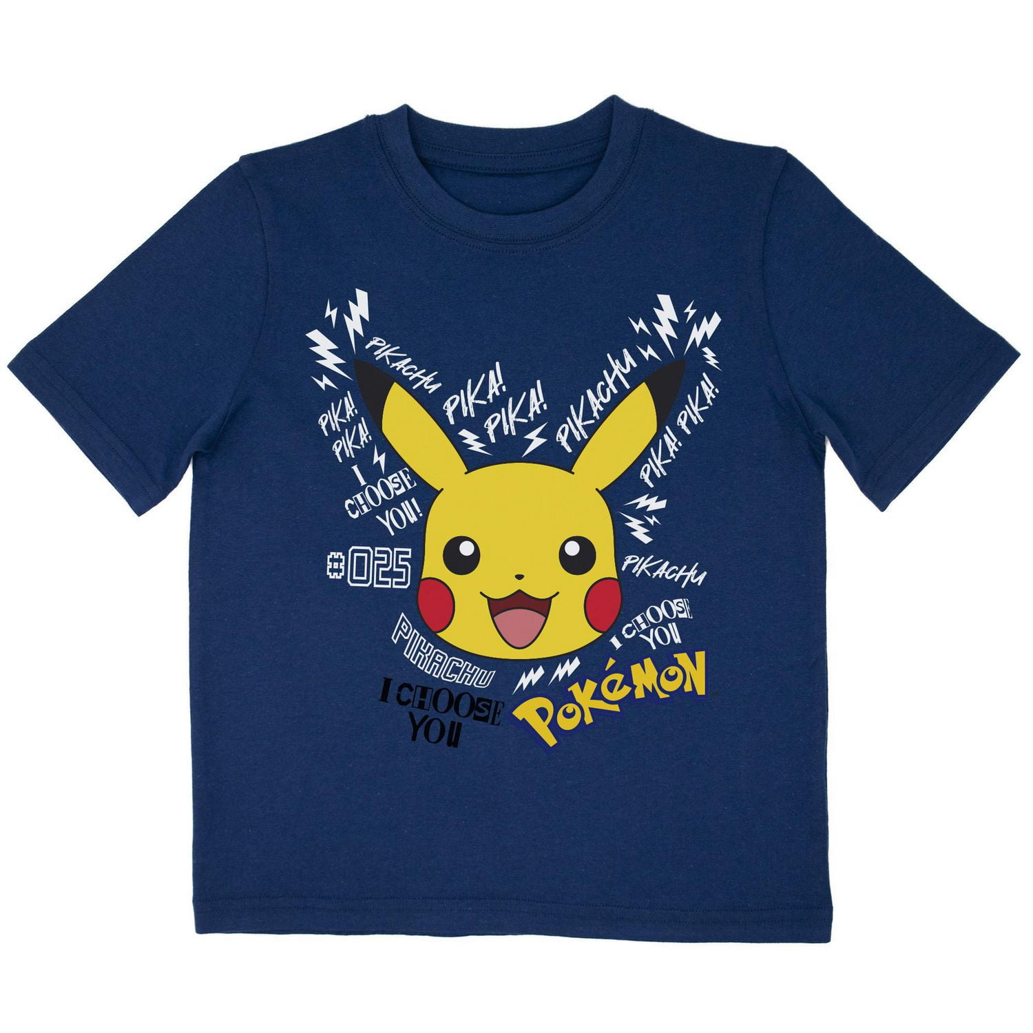 Pokemon Boy's Short Sleeve crew neck T-Shirt