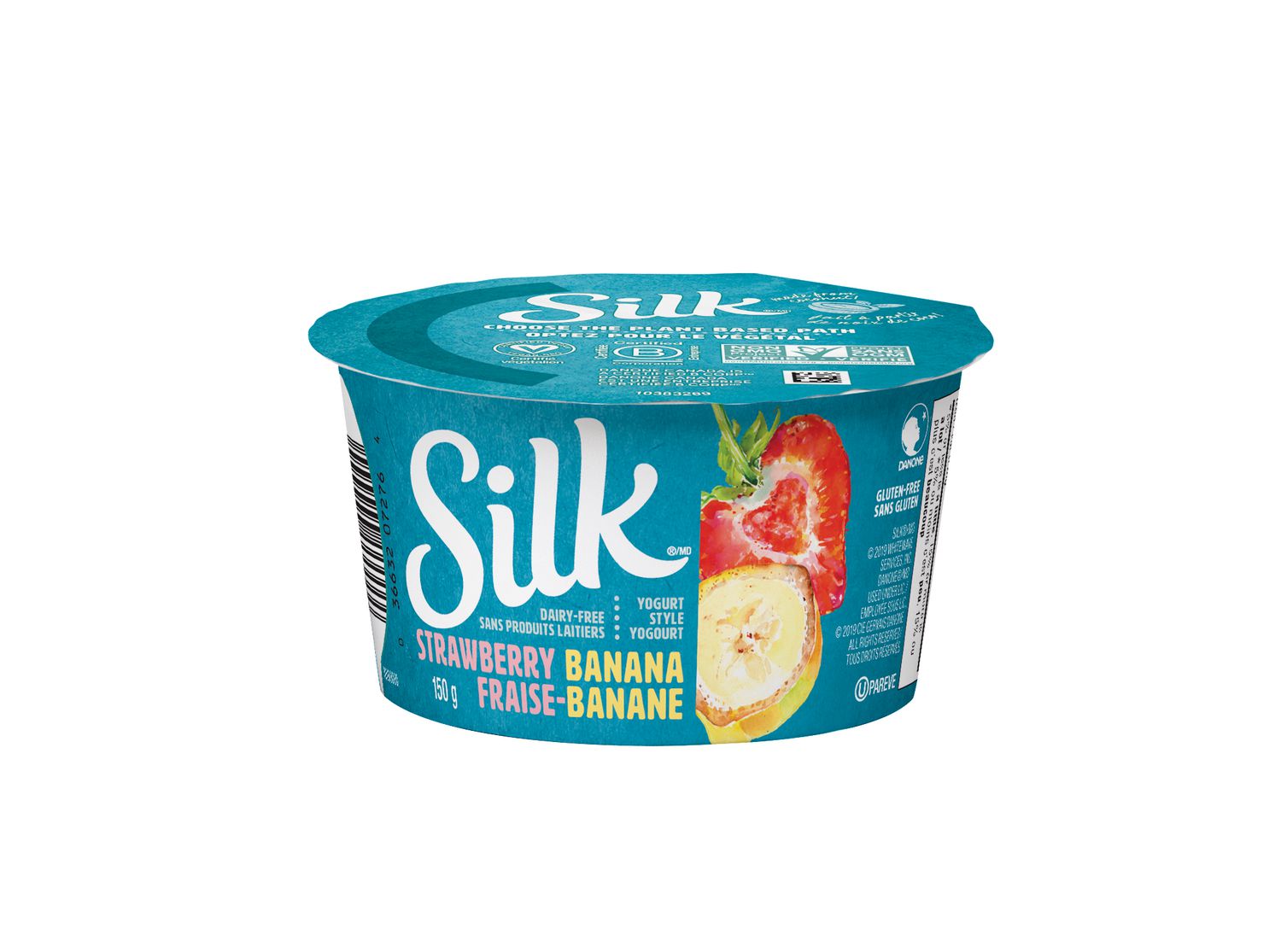 SILK Coconut DairyFree Yogurt Style, Strawberry Banana, 150g Walmart Canada