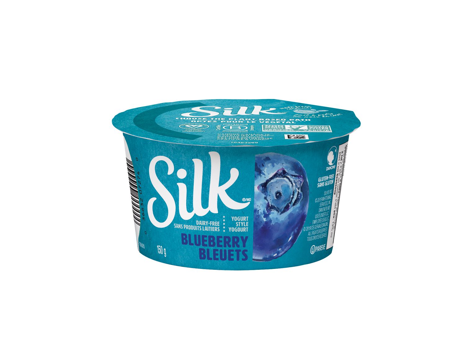 SILK Coconut DairyFree Yogurt Style, Blueberry, 150g Walmart Canada