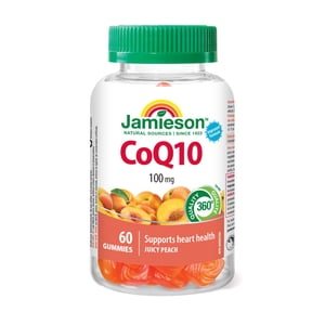 Jamieson CoQ10 Gummies, 100 mg, 60 Count