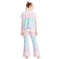 thumbnail image 2 of Justice Girls' Two Piece Cloud Fleece Pajama Set, 2 of 4