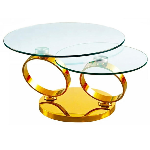 Canadian Ring Extendable Coffee Table Gold Walmart.ca