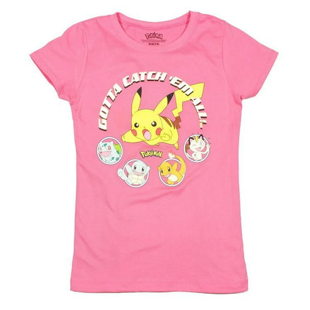 T-Shirt à manches courtes Pokemon pour filles