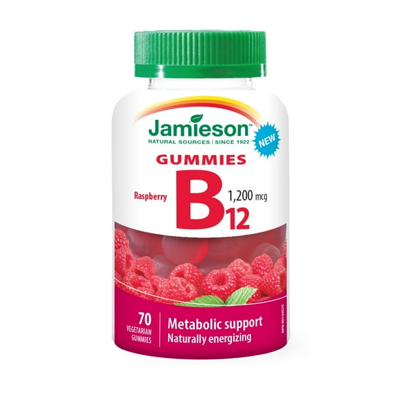 Jamieson Vitamin B12 1,200 mcg Gummies