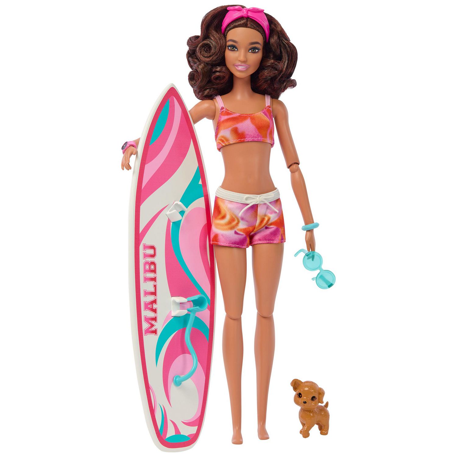 Barbie Doll with Surfboard & Puppy, Ages 3+ - Walmart.ca