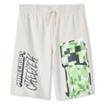 thumbnail image 3 of Short à imprimé graphique Creeper Minecraft pour garçons, 3 of 3