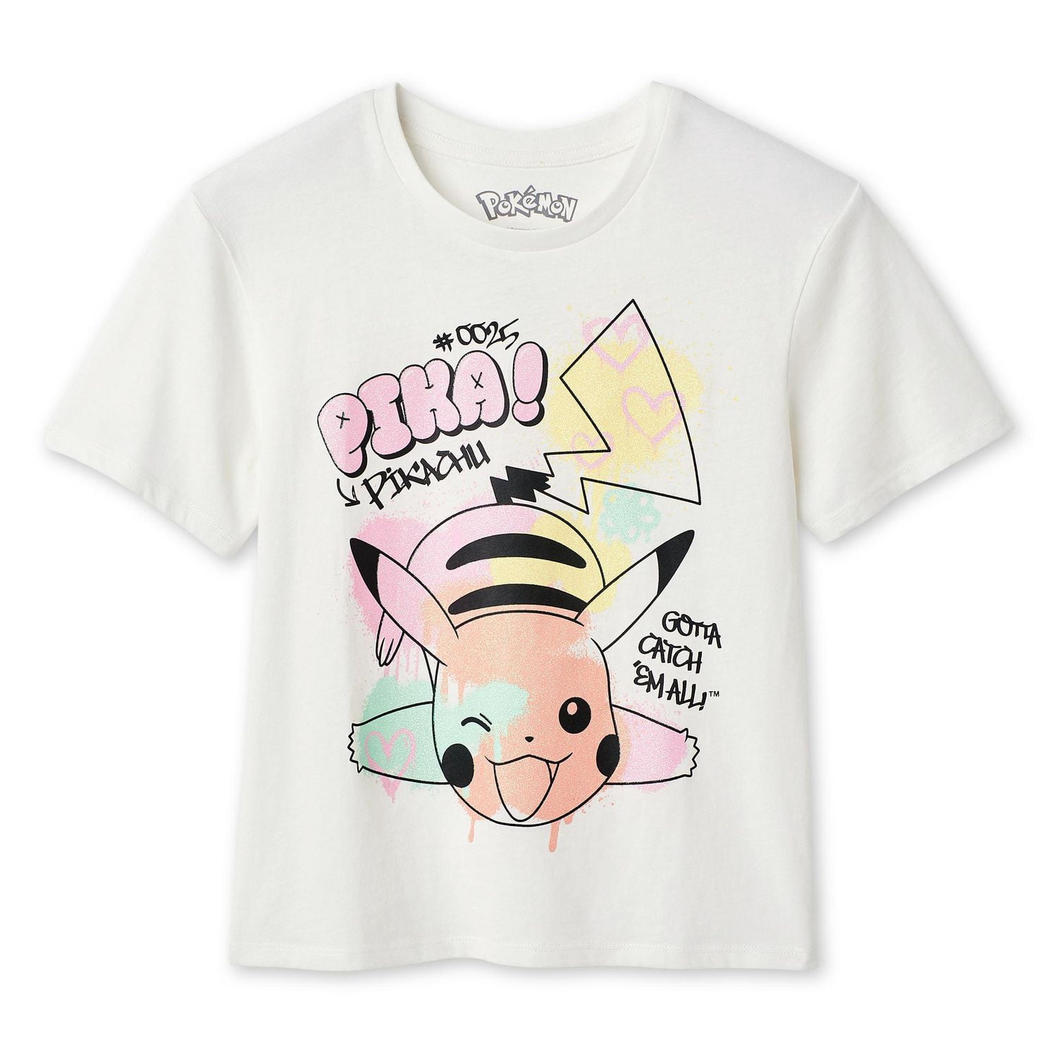 Pokemon Girls' Pikachu T-Shirt