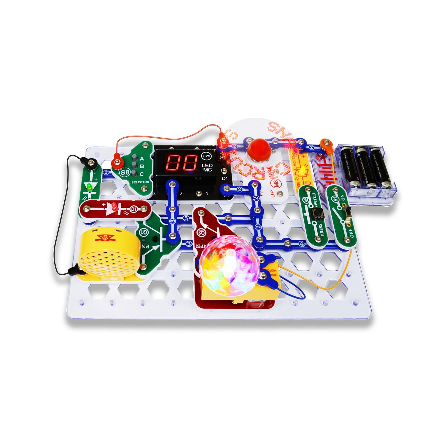 Snap circuits arcade electronics discovery kit online