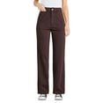 thumbnail image 1 of George Women's Twill Wide Leg Pant, 1 of 6