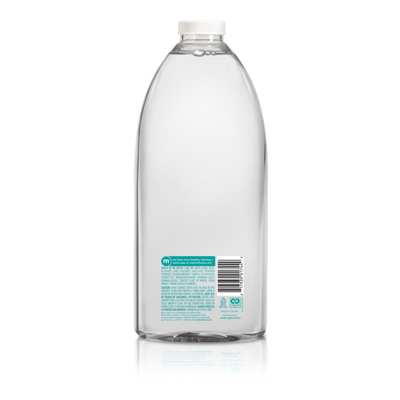 Method, Recharge de nettoyant quotidien pour la douche, Eucalyptus+menthe, 2.0 L