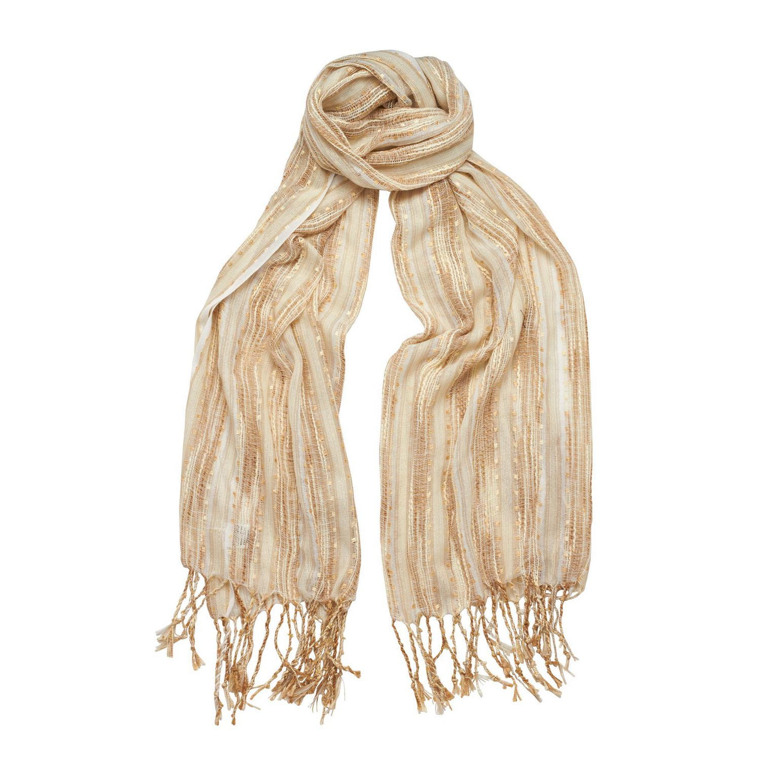George Eyelash Lurex Scarf